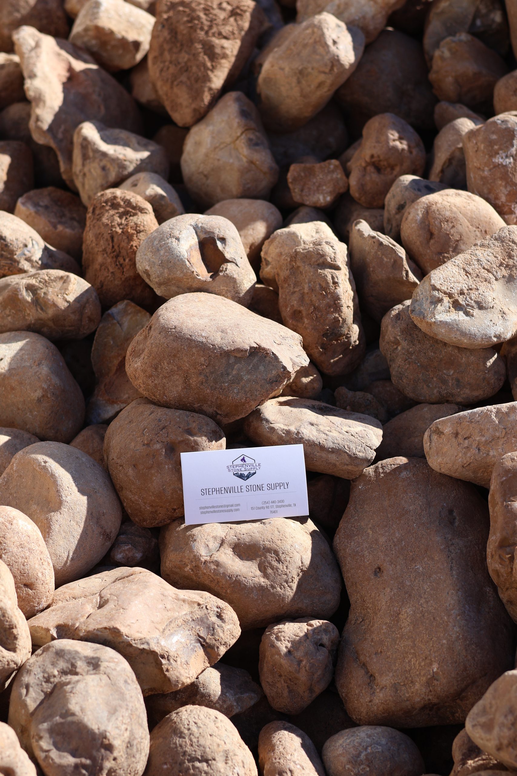 3 to 5 inch bull rock